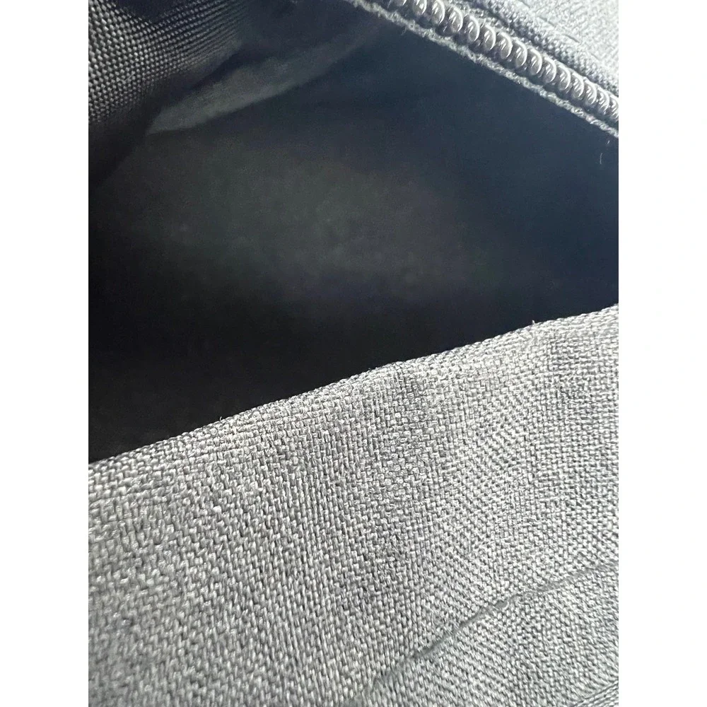 iD Tech Backpack Adult OS Laptop Bag Gray Faux Leather Buckle Straps Good